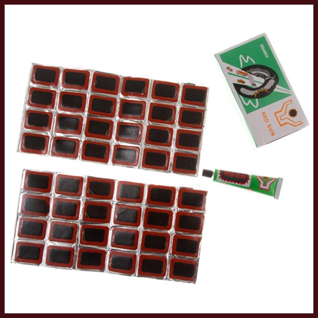 Tire Repair Patch Bike Tube Patch Kit Bicycle Flat Tire Repair Kit Tool