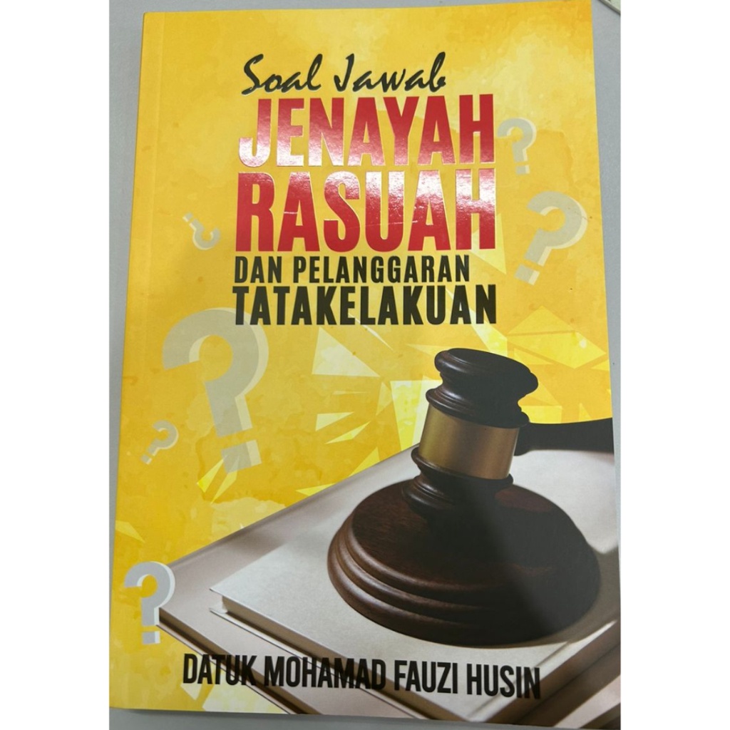 Soal Jawab Jenayah Rasuah Dan Pelanggaran Tatakelakuan BUKU BACAAN UMUM ...