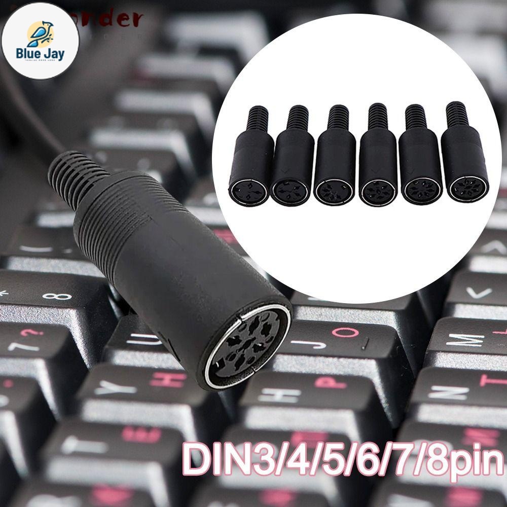 BJ Audio AV Connector Adapter, MIDI Power Source Plug 3pin 4pin 5pin ...