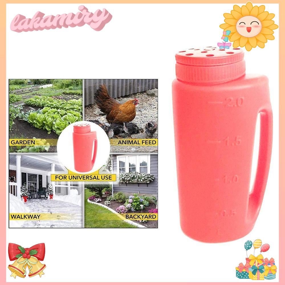 LAKAMIRY Handheld Spreader, Easy to Use Multi Purpose Fertilizer Salt
