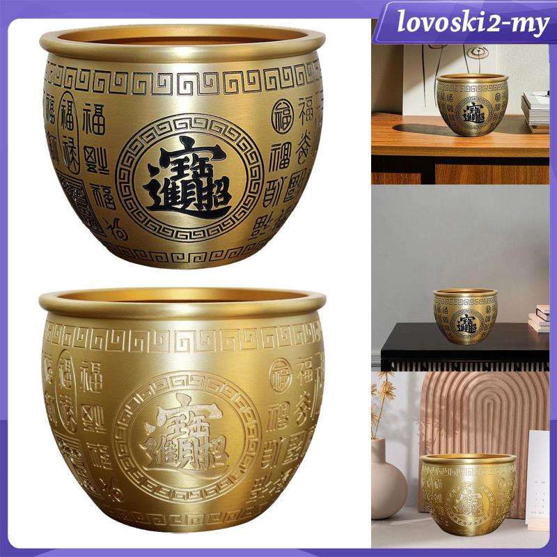 [LovoskiacMY] Feng Shui Treasure Bowl Cornucopia Bowl Folk Bai Fu Bowl Rice Cylinder Table