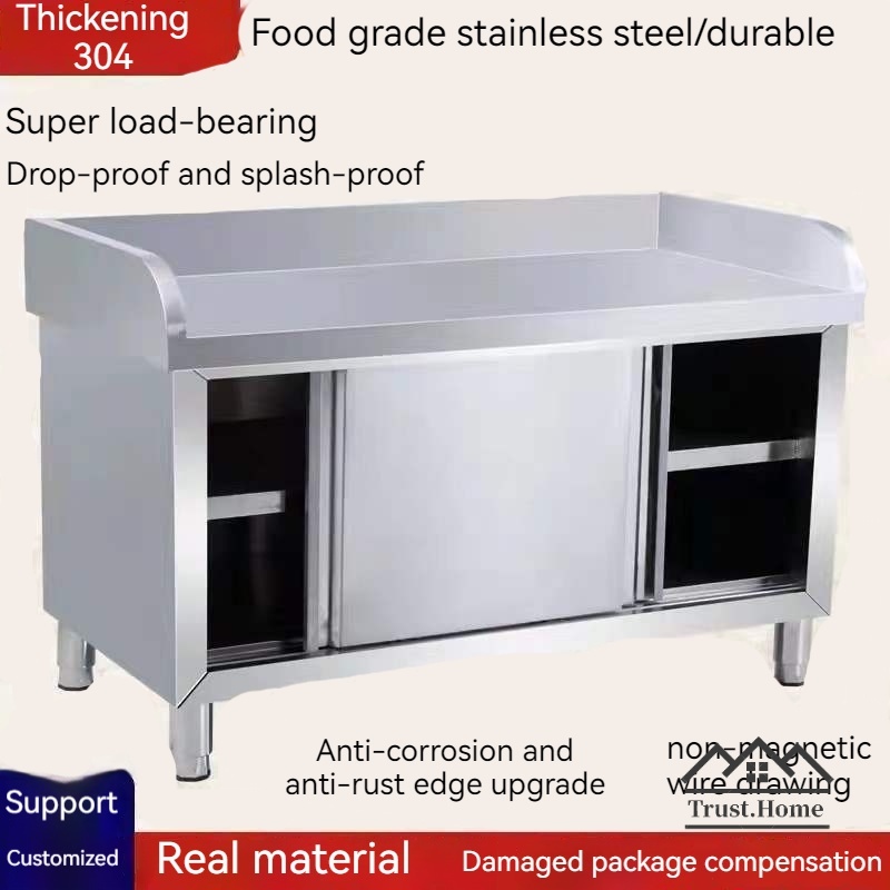 80 & 180CM STAINLESS STEEL/ KITCHEN WORK TABLE/ COUNTER/FOOD