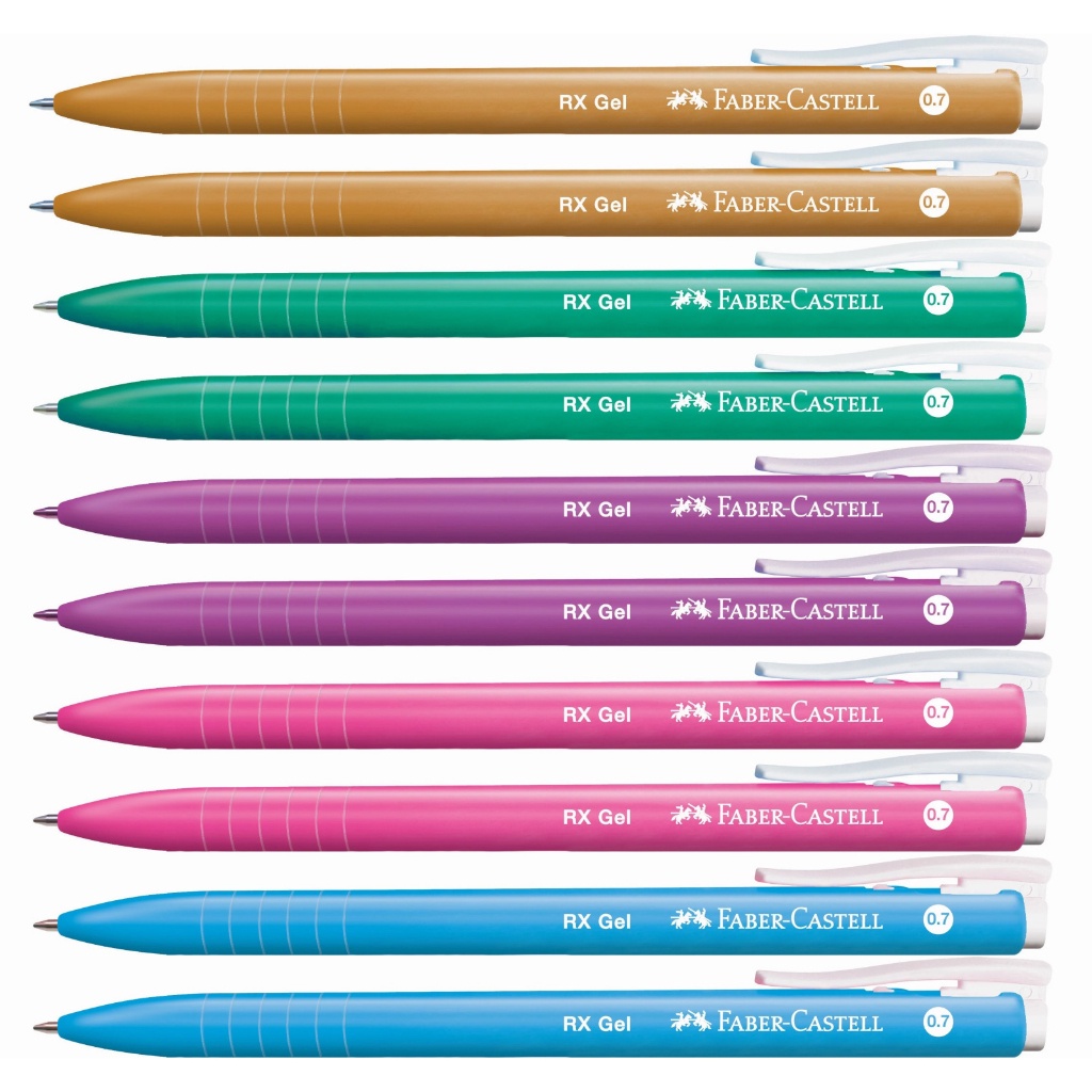 10pcs Faber Castell RX Gel Ink 0.7mm Pen | Home Office School ...