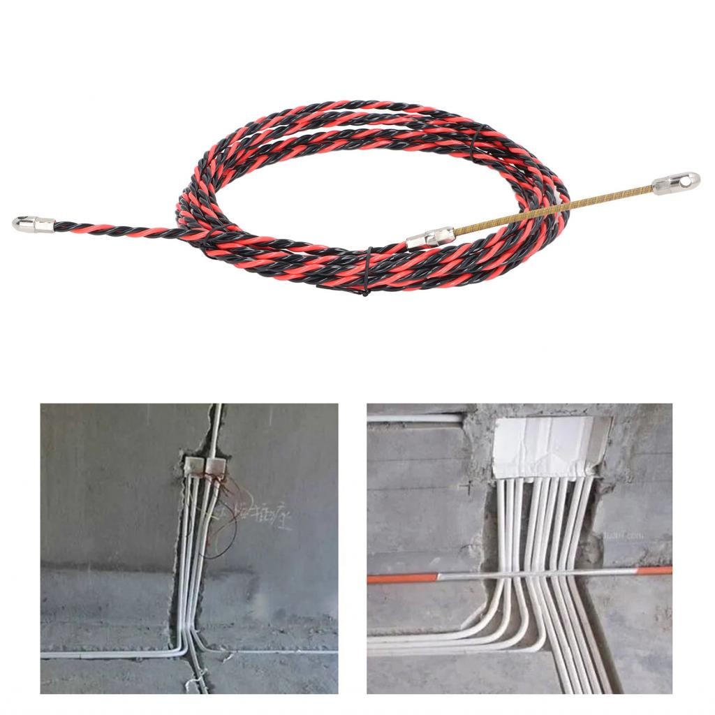 Yohooo Electric Spring Wire Threader Fish Tape TimeSaving Plastic Steel ...