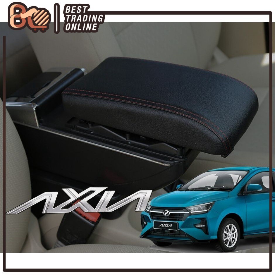 New Perodua Axia 2023 Car Arm Rest Box Console Box accessories USB