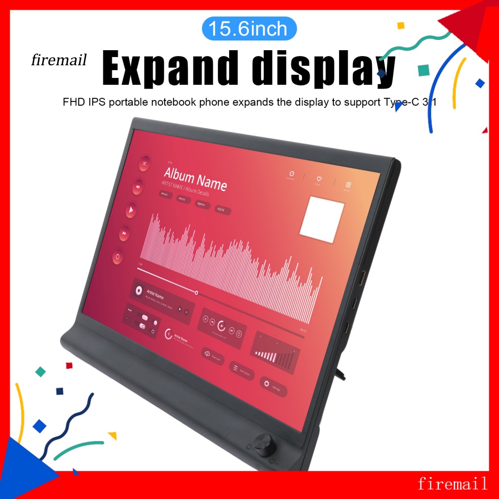 [FM] Ergonomic Design to Reduce Eye Strain Fhd Ips Screen with 19201080