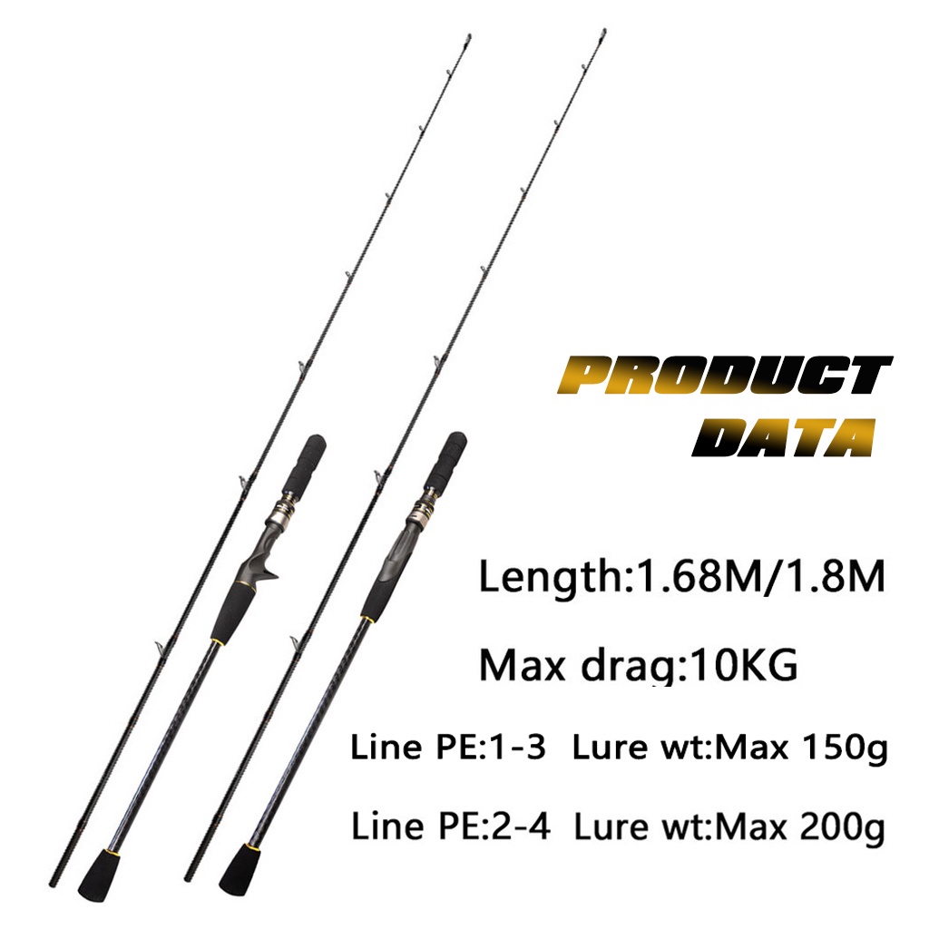 SG>XCROSS 1.68M/1.8M Fuji Jigging Rod SlowJigging/FastJigging/Light