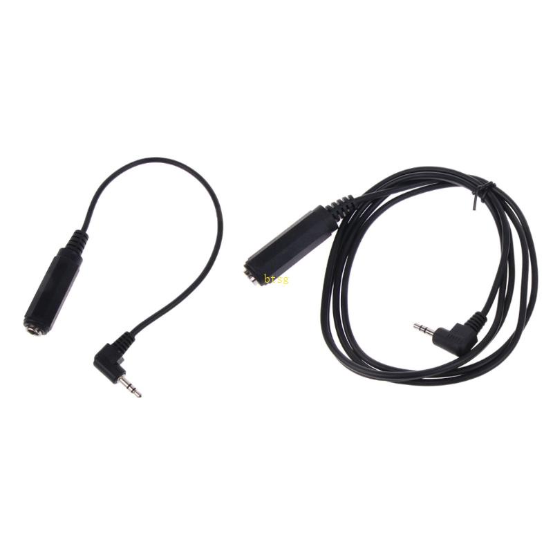 BT Right Angle Cable 3 5mm Male to 6 35mm Female StereoAudio Extension Cord for Subwoofer Power