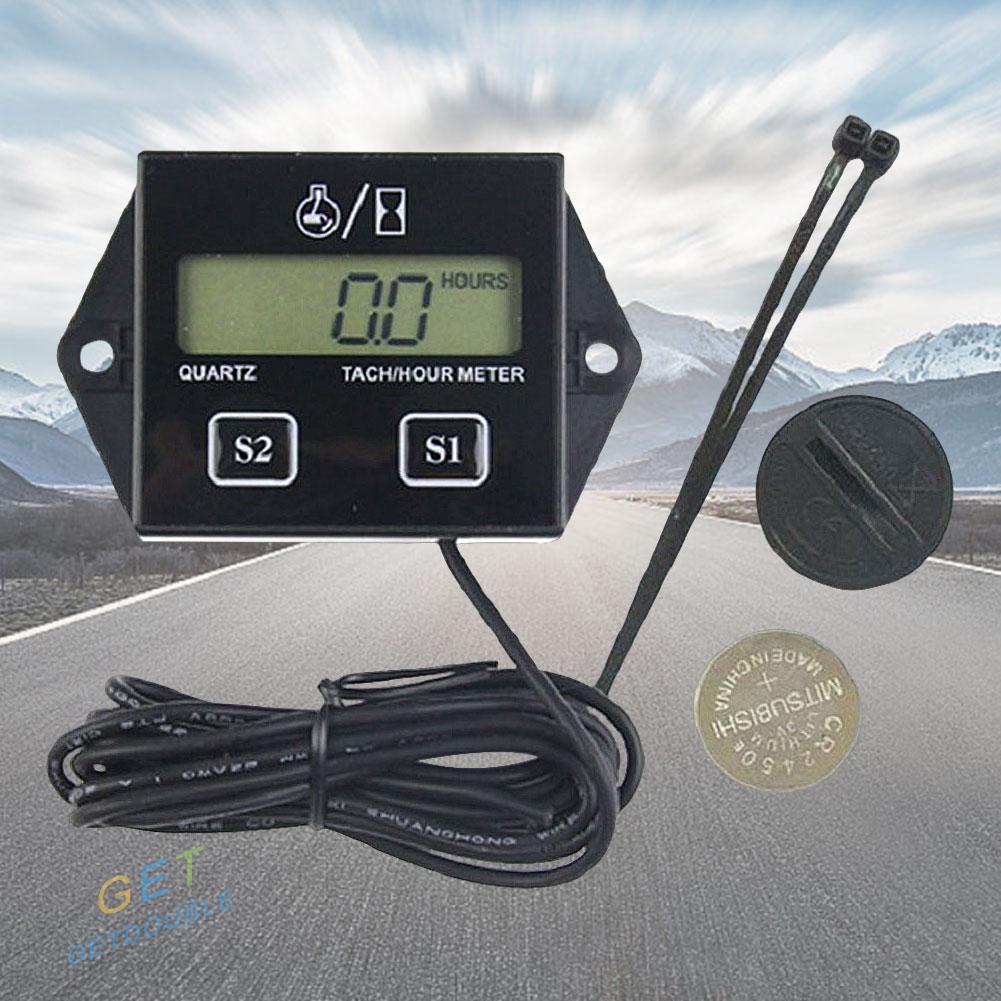 [Getdouble.my] Electronic Hour Meter LCD Display Engine RPM for