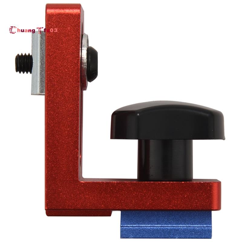 thumbnail image 2 of T-Track Flip Stop Block / Chute Limiter Kit For Woodworking - Square Handle 2 of 14