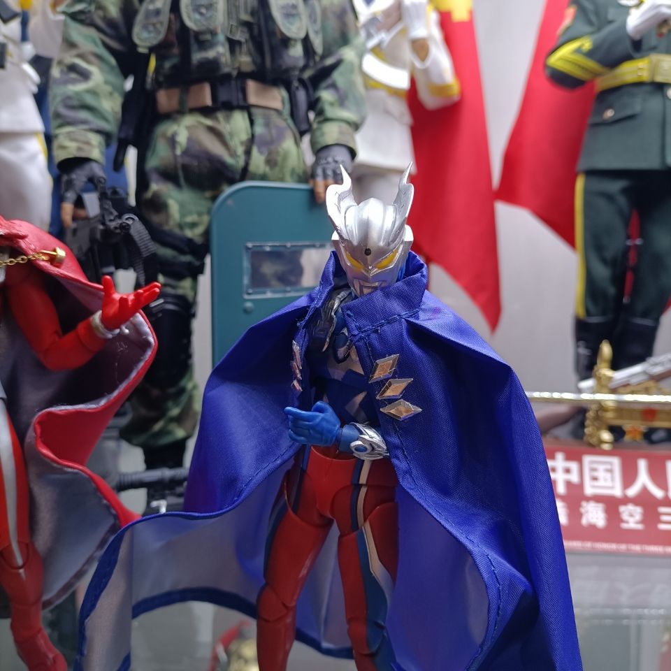 KKangT Original BANDAI ACT、SHF Ultraman Zero Cloak Ultraman Taro Cloak ...