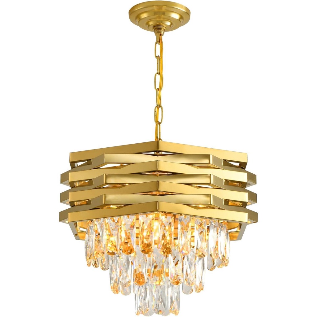 Chandelier Lampu Siling LED Kristal Candelier Ceiling Light Lampu