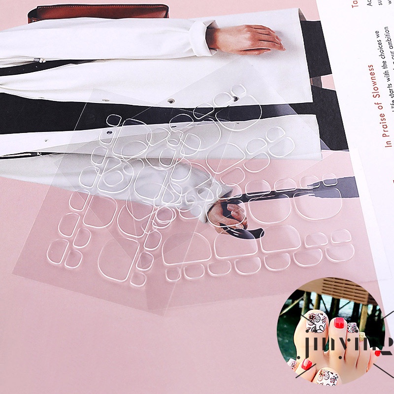 Super Adhesive Fake Nail Glue Stickers Are Transparent And Flexible For