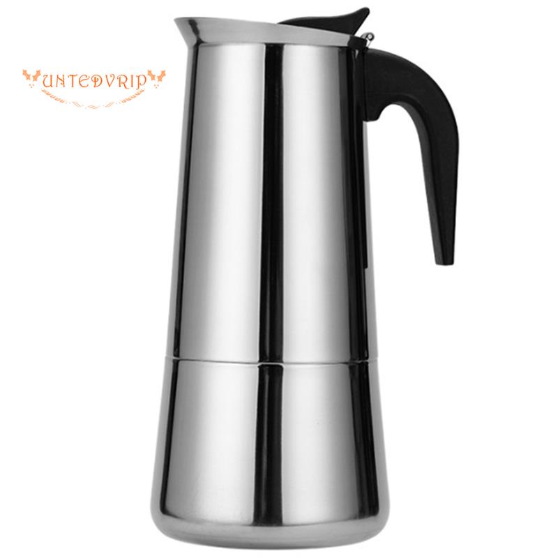 Steel Coffee Pot Italian Moka Pot Espresso Coffee Maker Pot Cafe