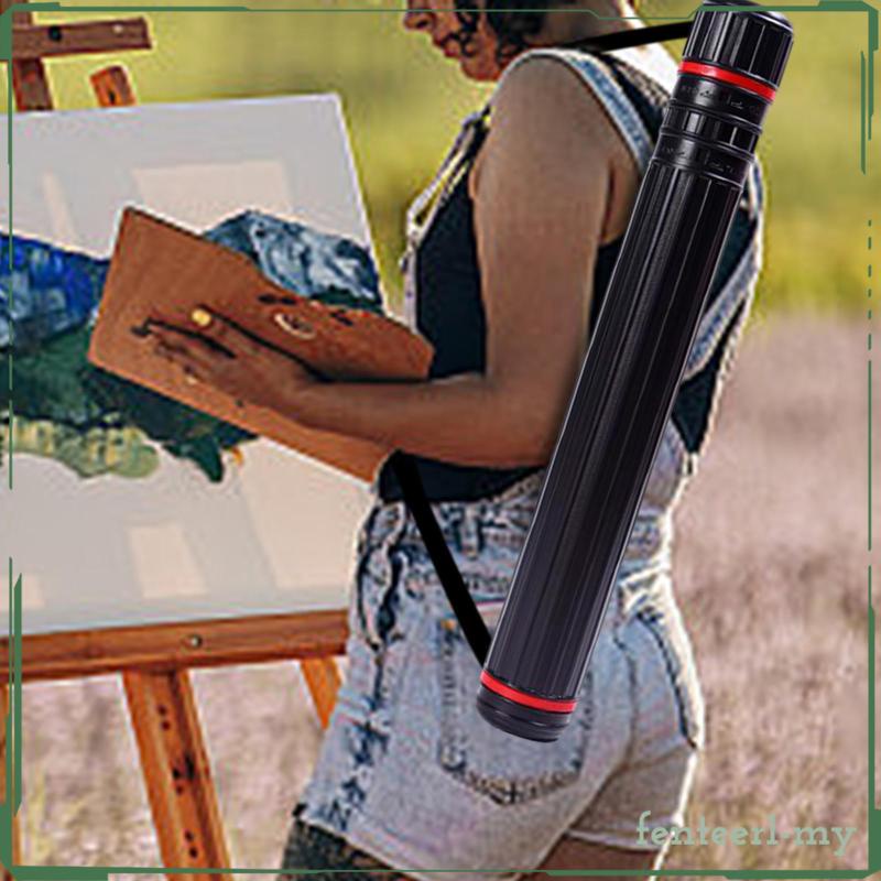 [Fenteer1efMY] Expanding Poster Tube Art Painting Tube Portable Scroll