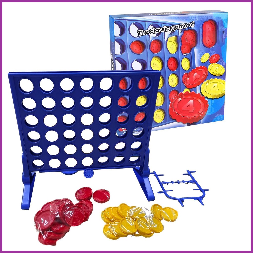 Connect Four Game Giant and Kidfriendly Connect 4 Go Board Game Travel Game Bring Joy and Fun