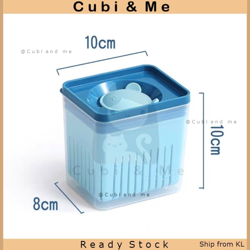 C&M Mini Bear Seal Drain Jar Refrigerator Organizer Kitchen Fridge ...
