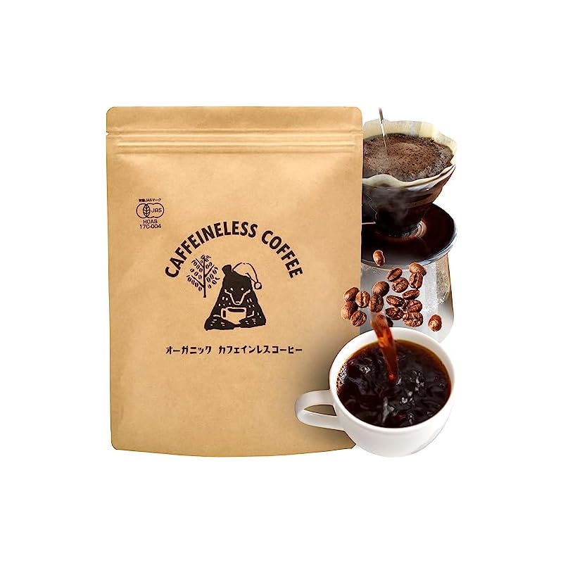 Organic Decaffeinated Coffee [200g] Powder Decaffeinated Organic Roasted Pregnant Pregnant Woman