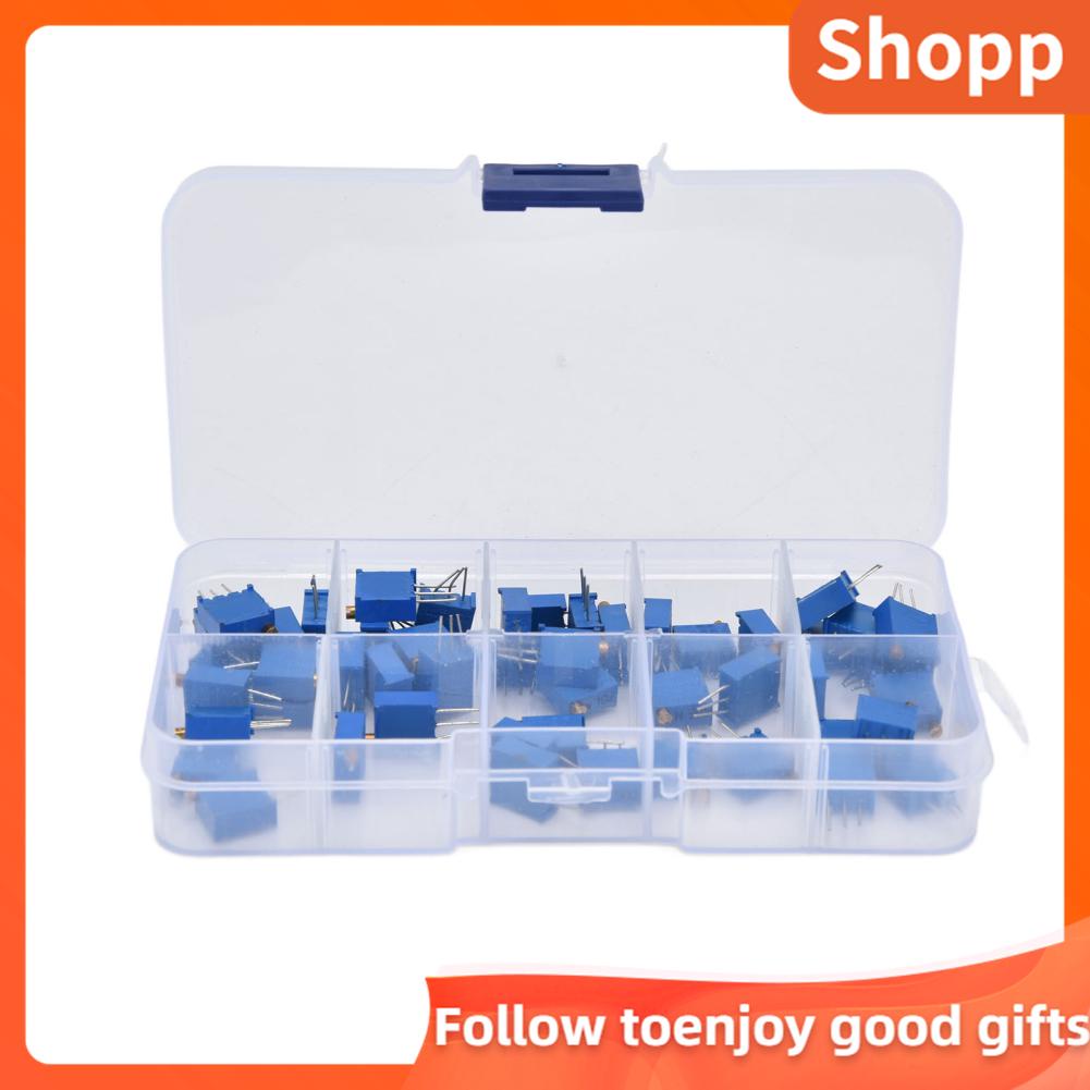Shopp Variable Resistor Potentiometers 50Pcs Good Conductivity 10 ...
