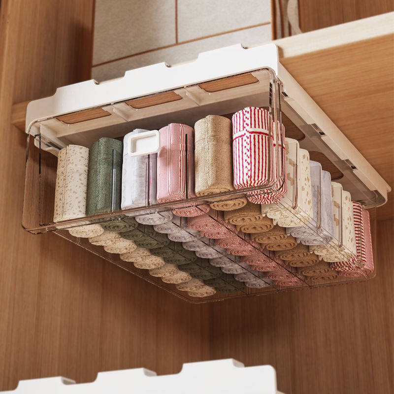 Transparent Transparent Storage Box Socks Underwear Organizer Box Wall