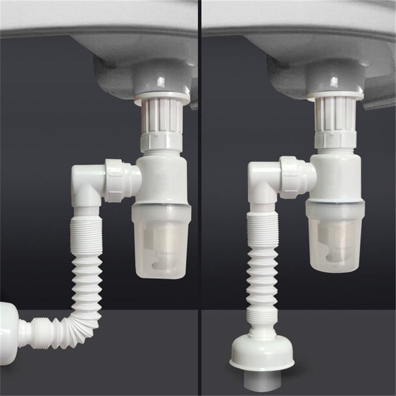 【Spot Goods】 Toilet Kitchen Basin Drain Pipe Sink, Bathroom Sink
