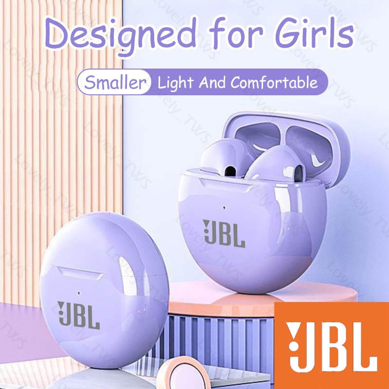 JBL Pro6 TWS Wireless Bluetooth Earphones Build in Mic Earbuds Touch Control Headset Latest Design Heardphone