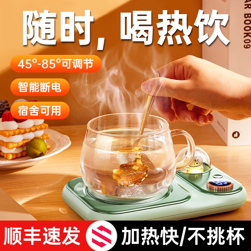 40W Coffee Mug Warmer Cup Heater Electric Hot Plate 4 Temperature Settings  Warmer Coaster for Tea Milk Water Heating Pad 220V