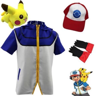 Cosplay Hoodie Set Für Trainer - Kapuzenjacke Mit Handschuhen Und Hut