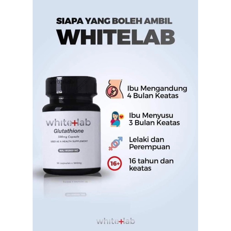 WHITELAB CAPSULE by SARA ANNA ORIGINAL (30 Capsules) Shopee Malaysia