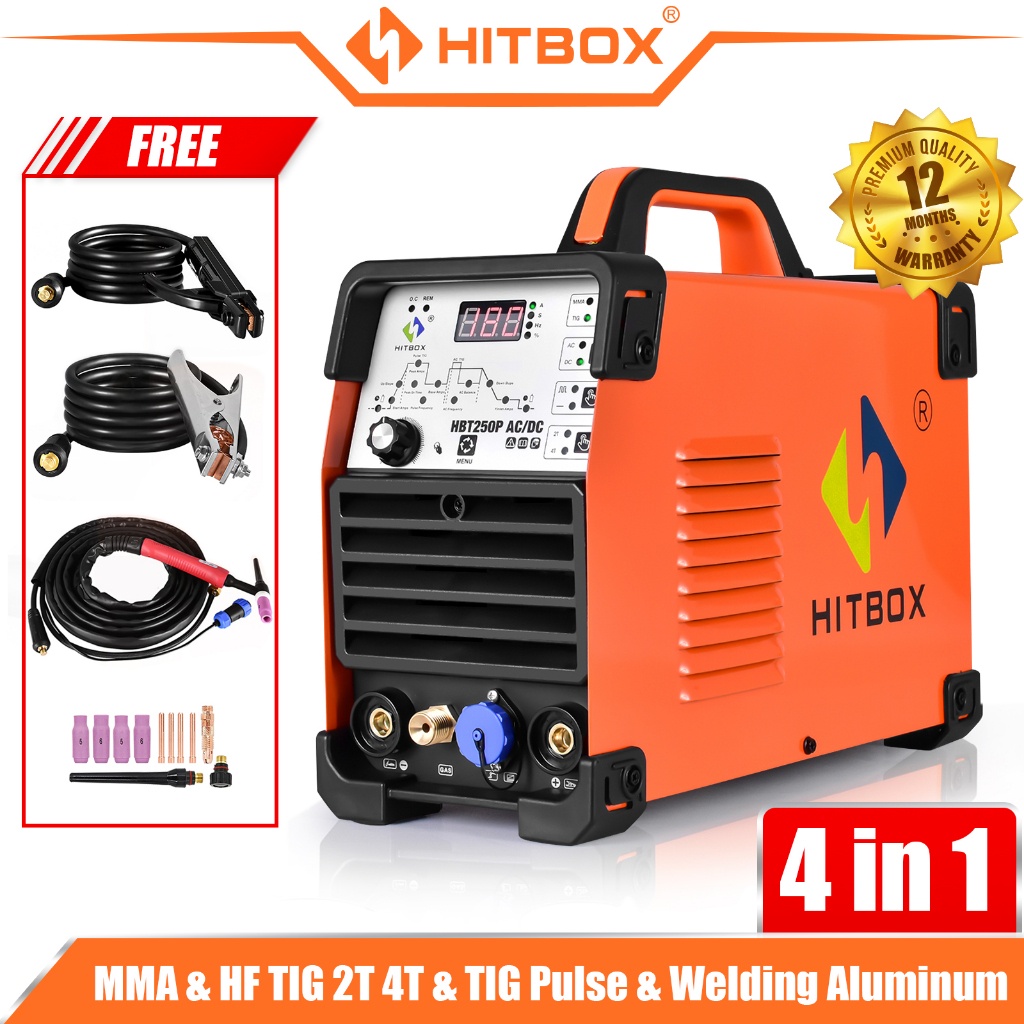 Hitbox Hbt P Ac Dc Tig Mma Welding Machine With Pulse Function For