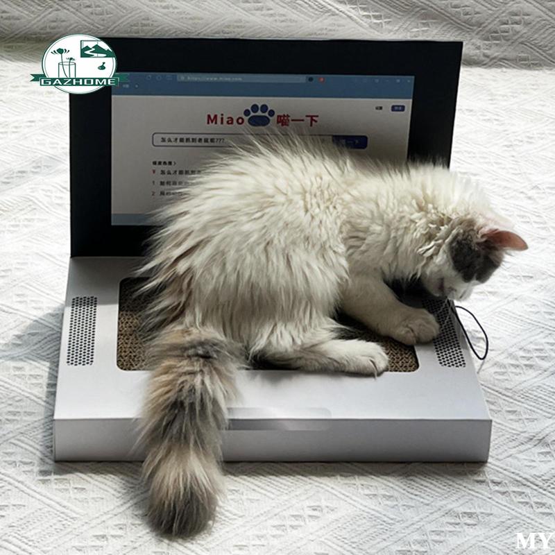 [In Stock] Laptop Scratcher Cat Toy with Mouse Unique Sofa Furniture