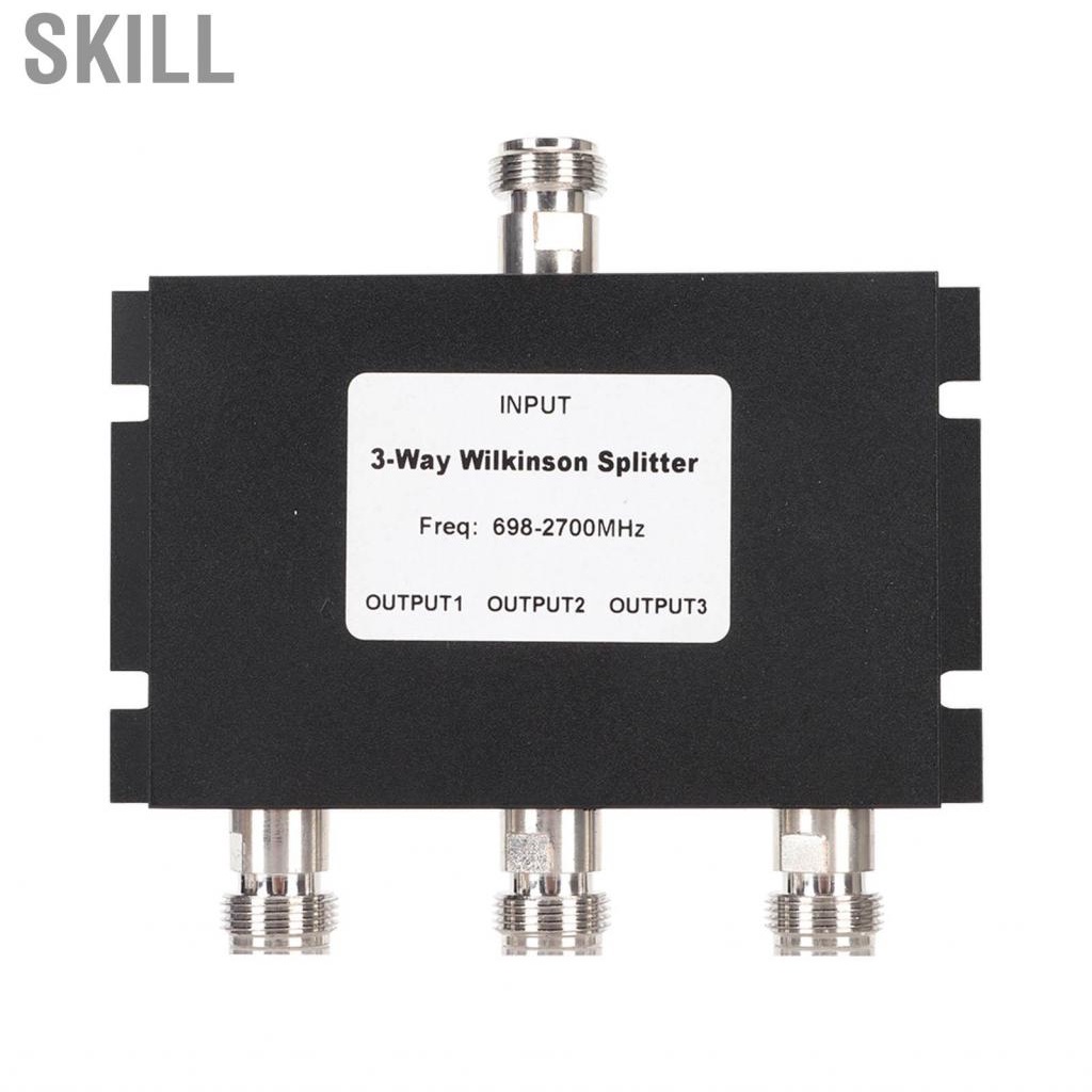 Skill 3 Way TV Signal Splitter 698‑2700MHz Power Divider With F Female