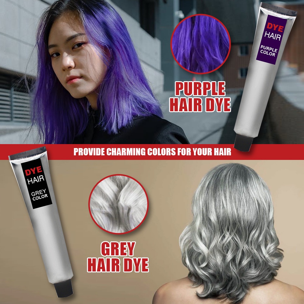 Hair Dye Plant Pure Yourself Home Hair Dye Granny Gray Hair Cream ...