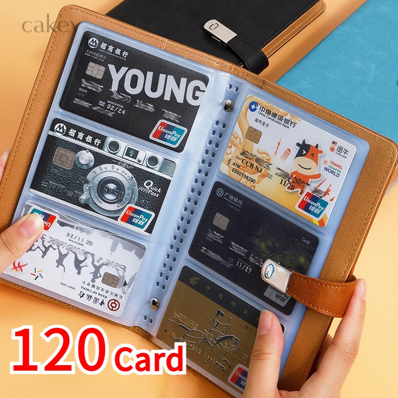 120 Card Slots Business Card Album Card Holder Large Capacity  Multifunctional Card Binder Business Card Book Credit Card Holder Portable  Business Collection Book | Shopee Malaysia