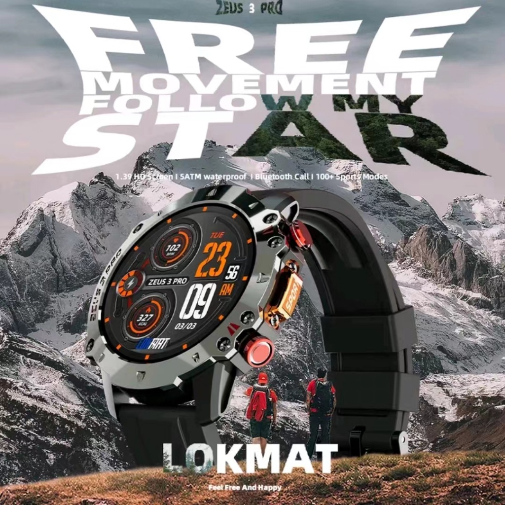 Lokmat clearance smartwatch sport