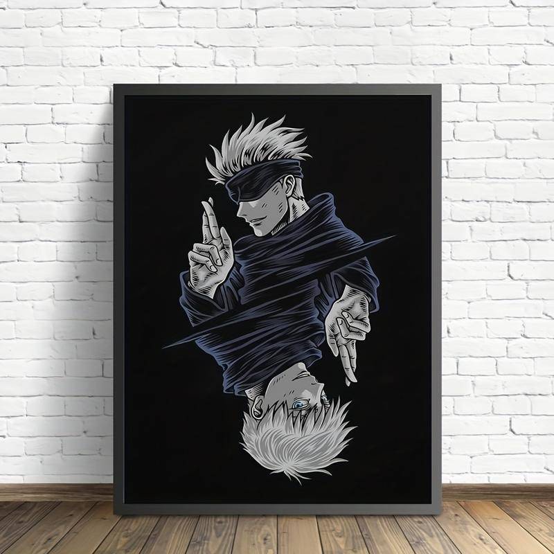 Japanese Anime Jujutsu Kaisen Canvas prints Wall Art Gojo Satoru ...