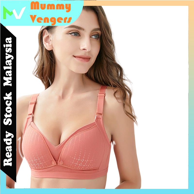 Plus Size Bra Menyusu Mother Breastfeeding Bra Cotton Women Maternity