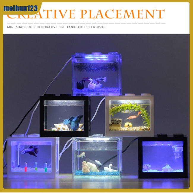 1Pc Plastic Fish Tank Transparent Fish Tank Globe Fish Bowl