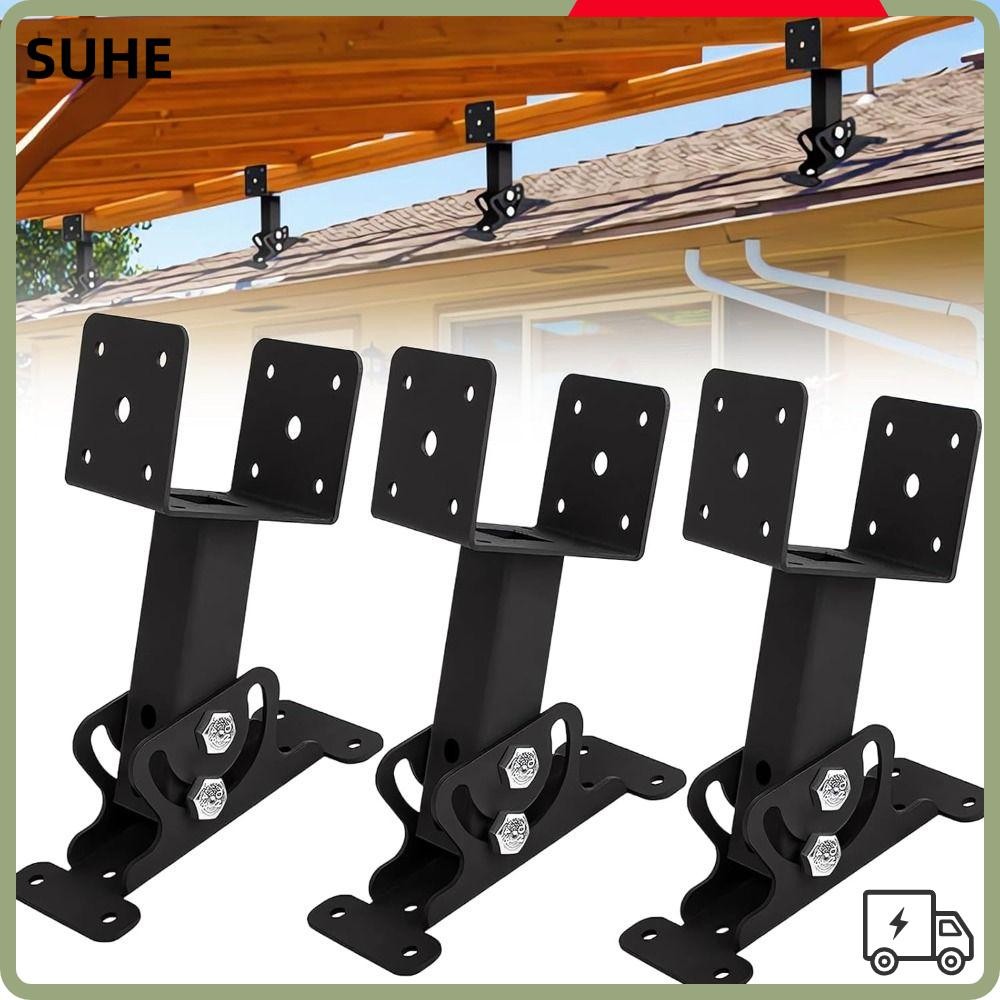 LUCKY-SUHE 1 Pack Riser Brackets, Adjustable Heavy Duty Roof Brackets ...