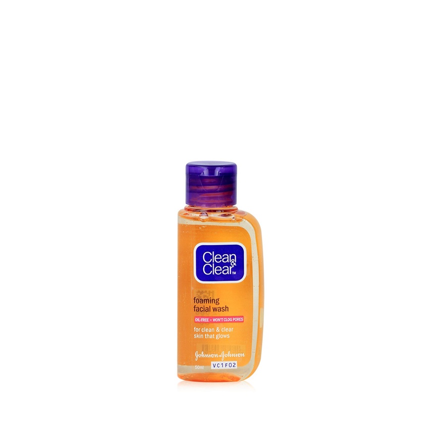 CLEAN & CLEAR Foaming Facial Wash 50ml (Glowing Skin) Shopee Malaysia