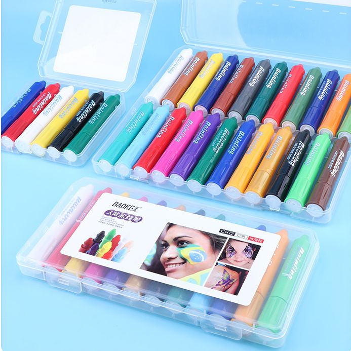 Baoke body painting pen 12 colors 24 colors face graffiti pe Baoke body