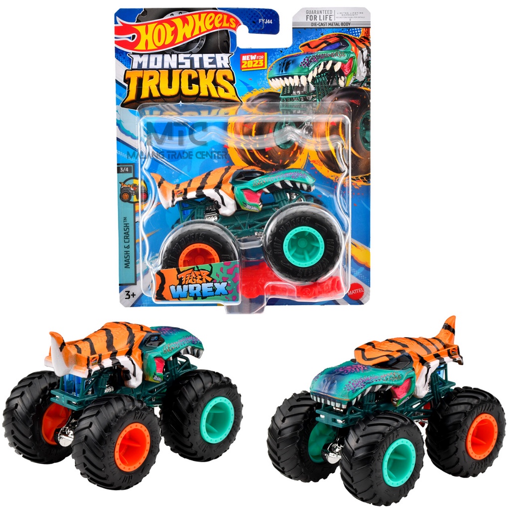 Hot Wheels Monster Trucks Tiger Wrex Shopee Malaysia