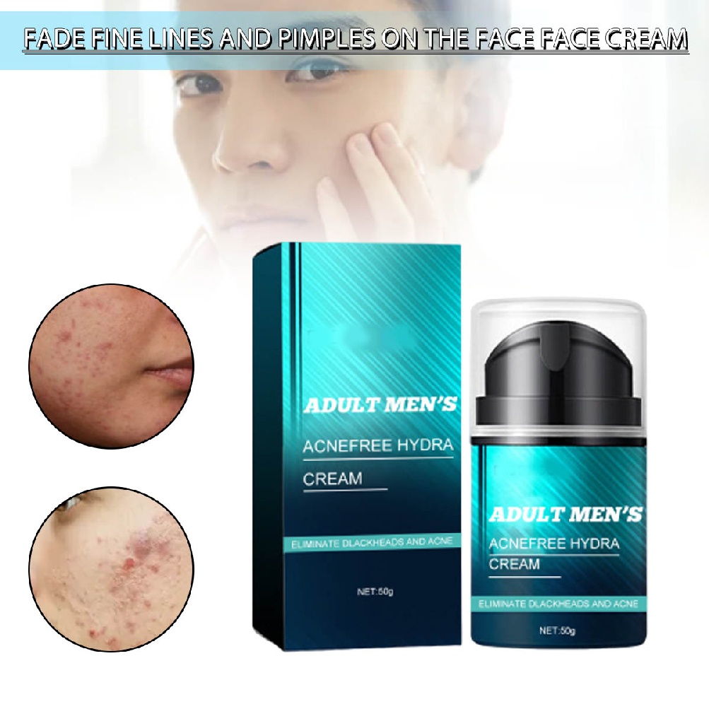 Adult Men's Acnefree Hydra Cream Soothing Moisturizing Reduces Acne