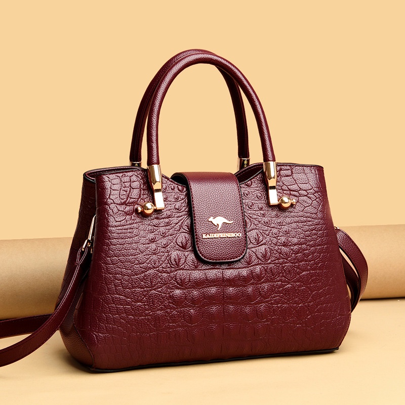 [Free Small Handbag+Small Card Holder] New Style Crocodile Pattern ...