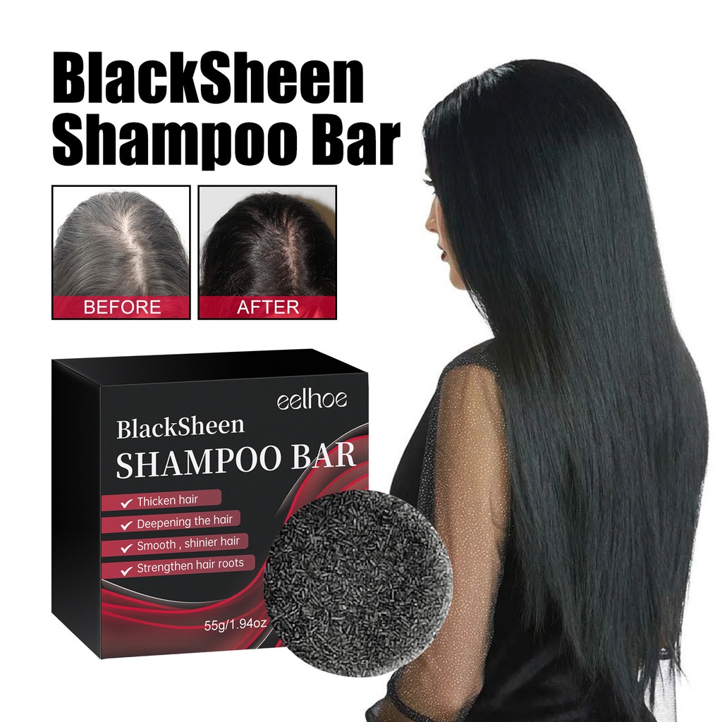 He Shou Wu Shampoo Soap, Black & Thick Hair Fallopia Multiflora Shampoo