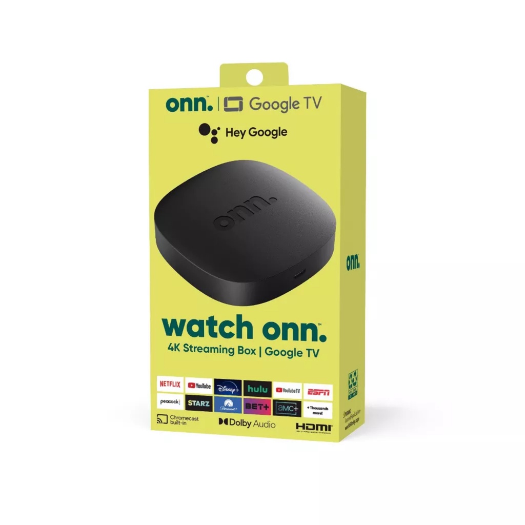 [Warranty] Onn 4K Box Onn 2K Stick Chromecast Builtin Onn Google