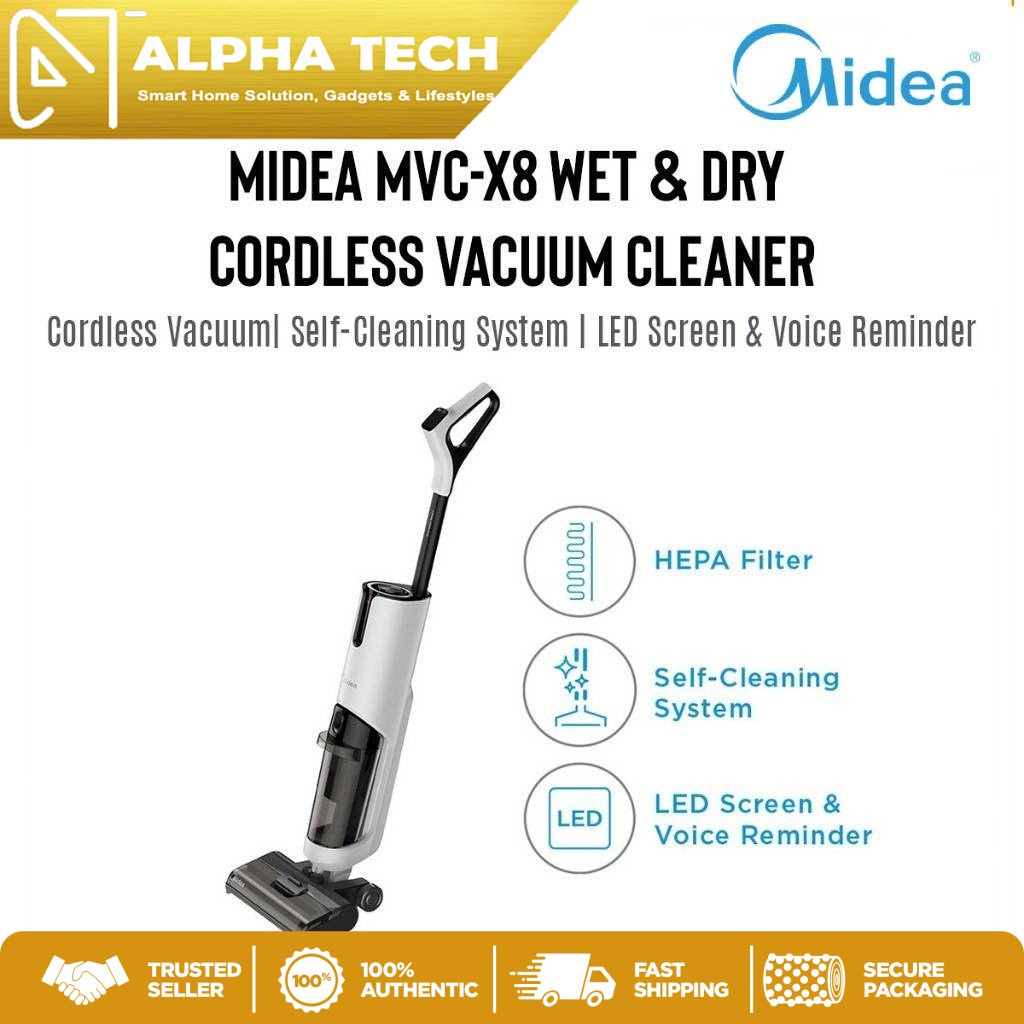 Midea MVCX8 Wet & Dry Cordless Vacuum Cleaner With SelfCleaning