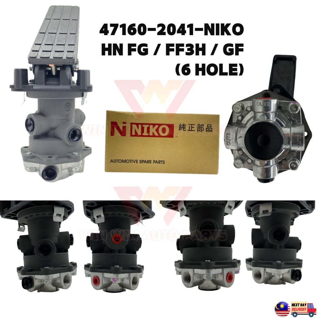 47160-2041-NIKO Hino Profia GF FF3H FG (INJAP BREK KAKI 6HOLE) Foot ...