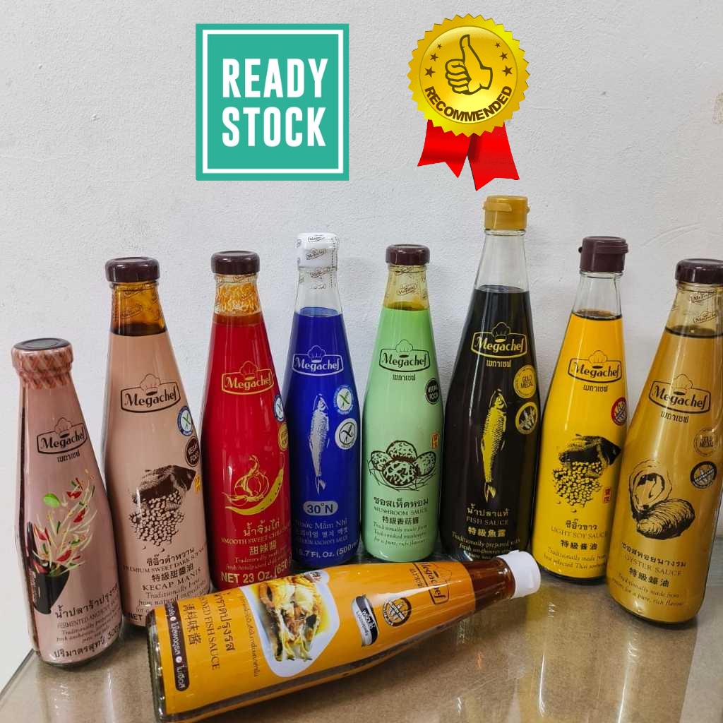 700ml Megachef Fish Sauce Megachef Oyster Sauce Megachef Smooth Sweet