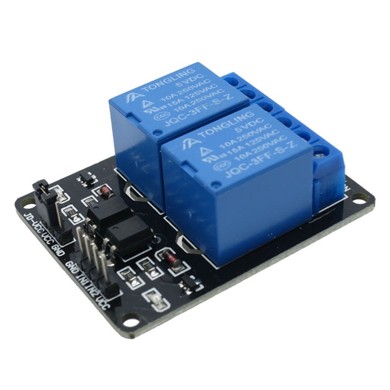 2-way relay module 5V with optocoupler protection relay expansion board ...
